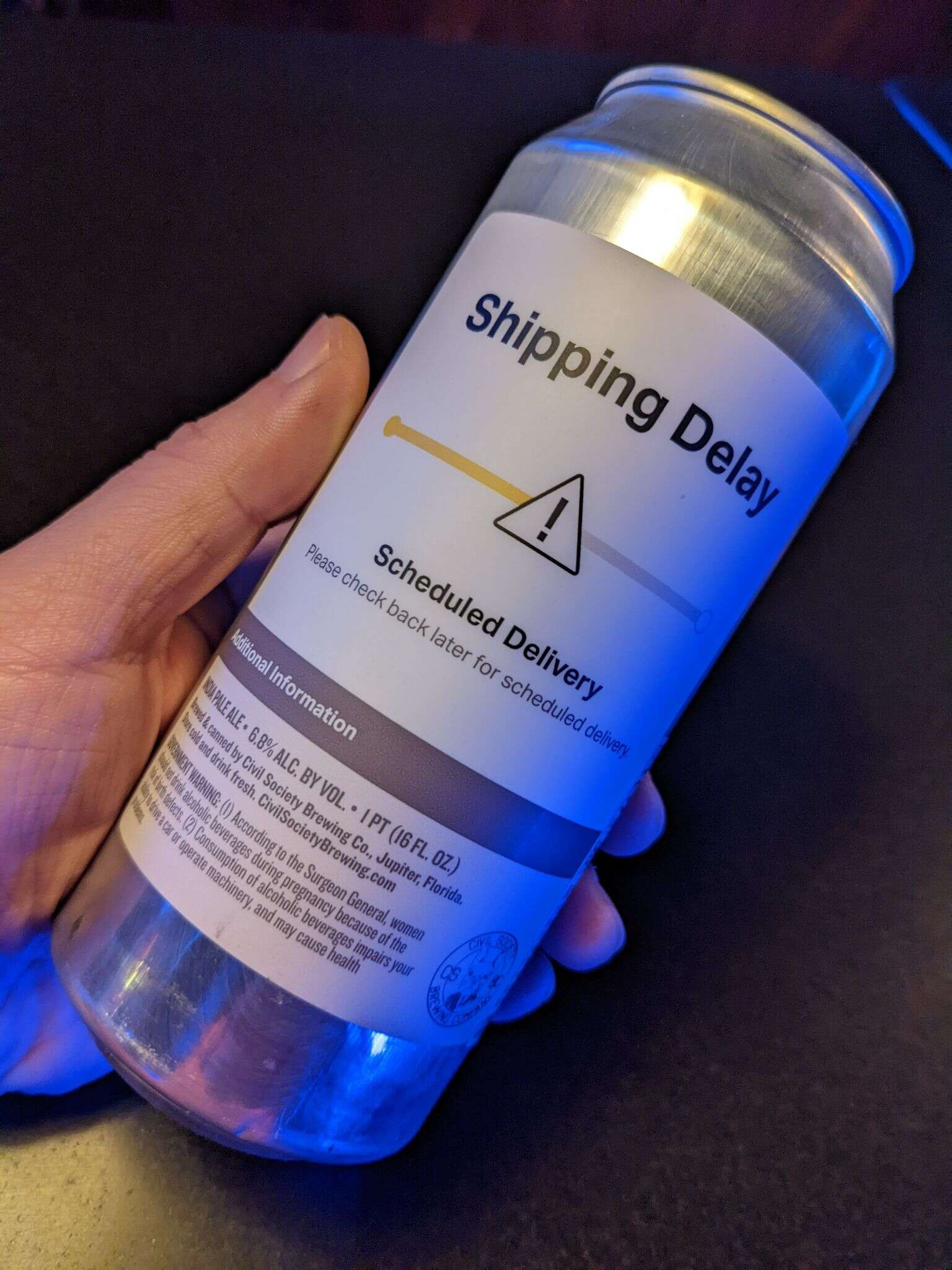 Civil Society Shipping Delay 20220110 112922495